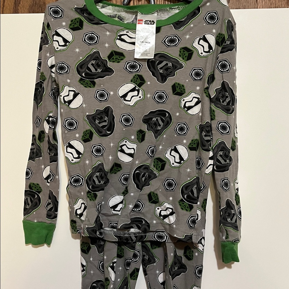 Lego Star Wars Kids Pajama Set in Green and Gray